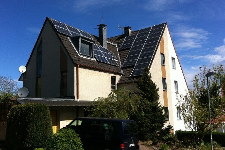 Solaranlagenreinigung Mehrfamilienhaus